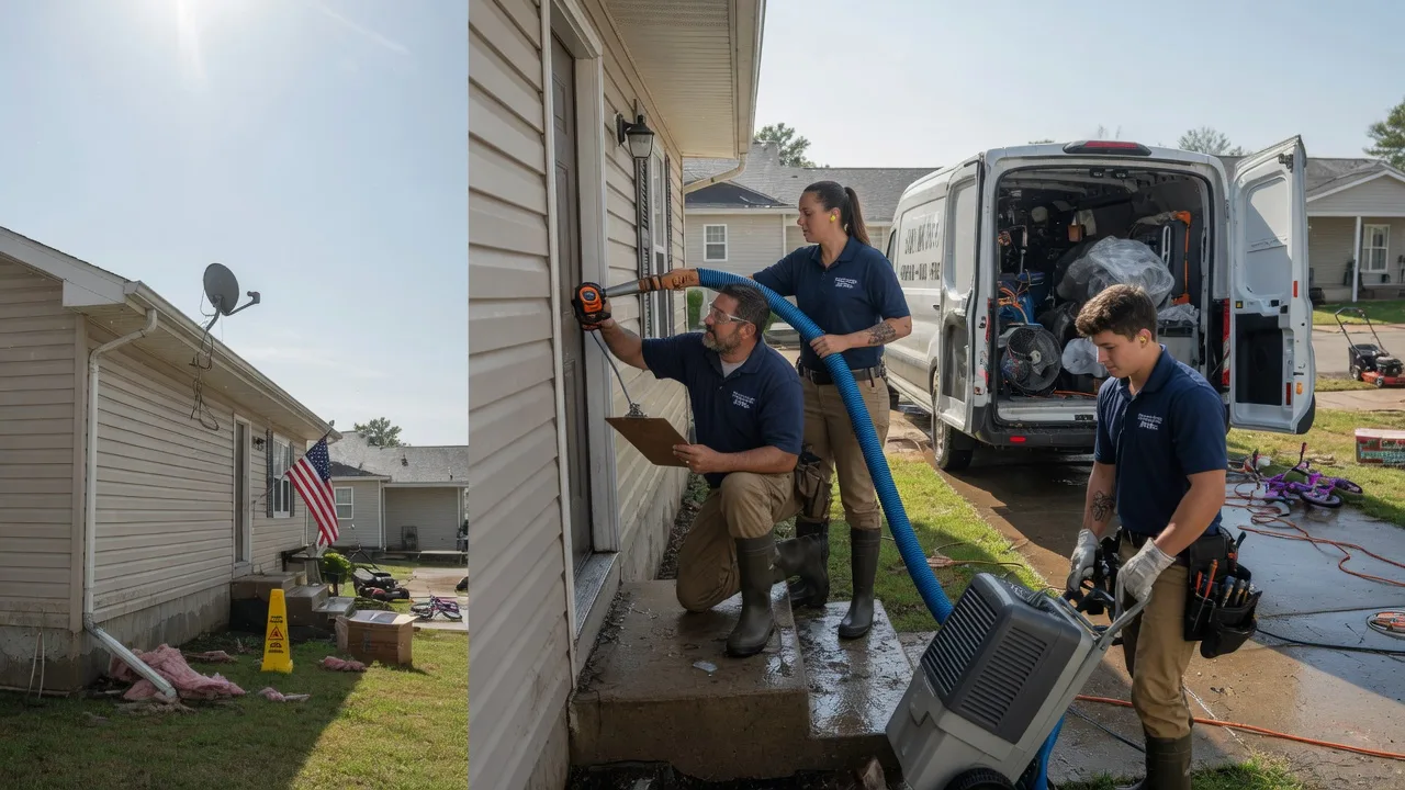Ceiling Water Damage Restoration in Follett, TX near me